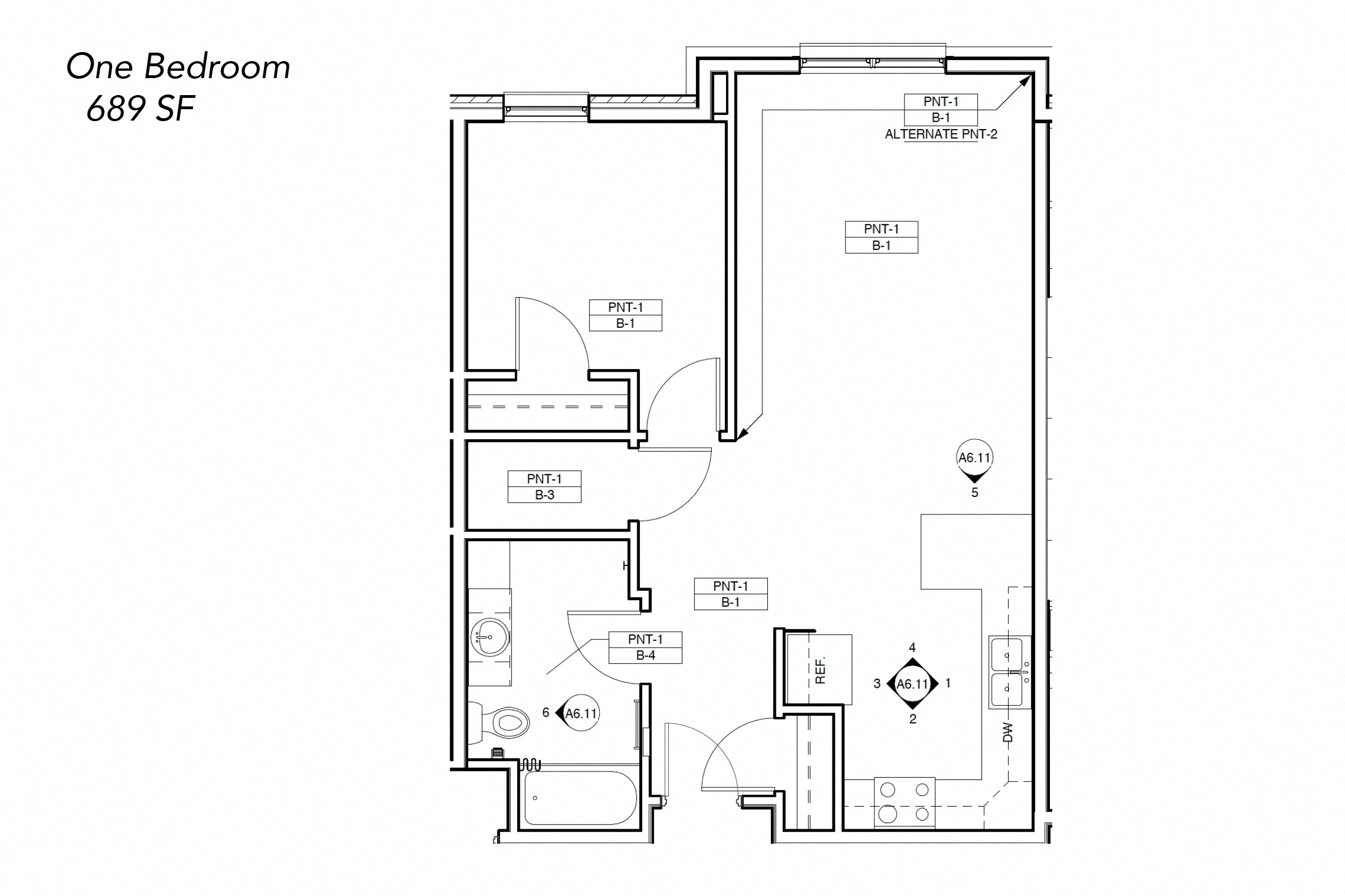 Floor Plans of Grand Terrace Apartments in Worthington, MN
